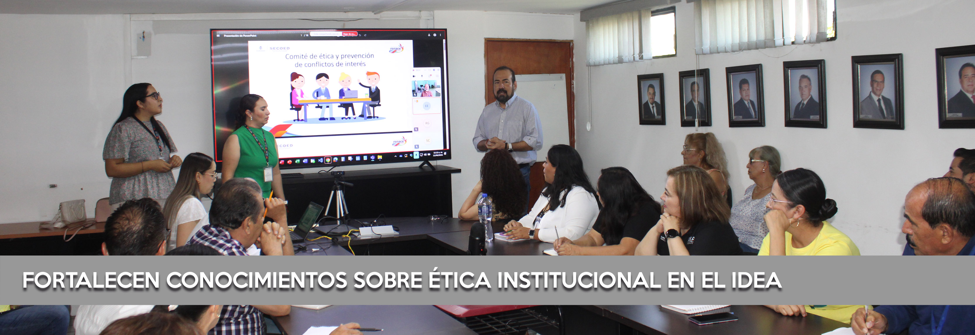 FORTALECEN CONOCIMIENTOS SOBRE ÉTICA INSTITUCIONAL EN EL IDEA